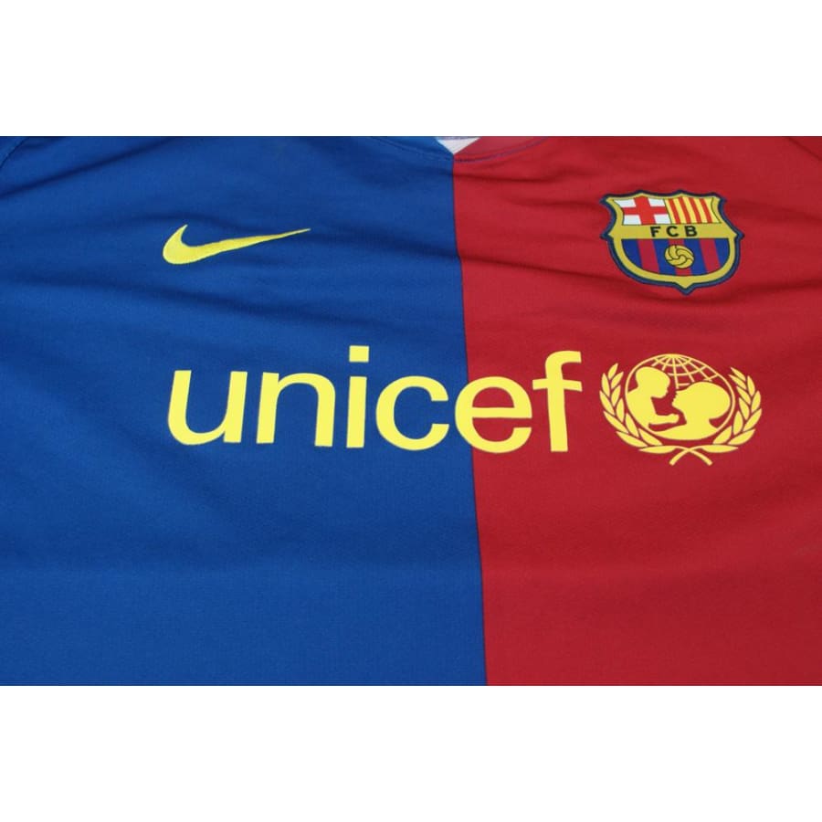 Maillot de foot vintage domicile FC Barcelone 2008-2009 - Nike - Barcelone