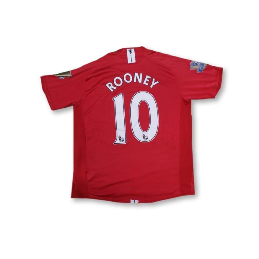 Maillot de foot vintage domicile Manchester United N°10 ROONEY 2007-2008 - Nike - Manchester United