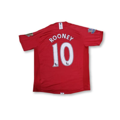 Maillot de foot vintage domicile Manchester United N°10 ROONEY 2007-2008 - Nike - Manchester United