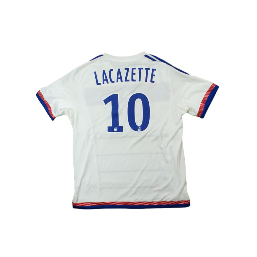 Maillot de foot vintage domicile Olympique Lyonnais N°10 LACAZETTE 2015-2016 - Adidas - Olympique Lyonnais