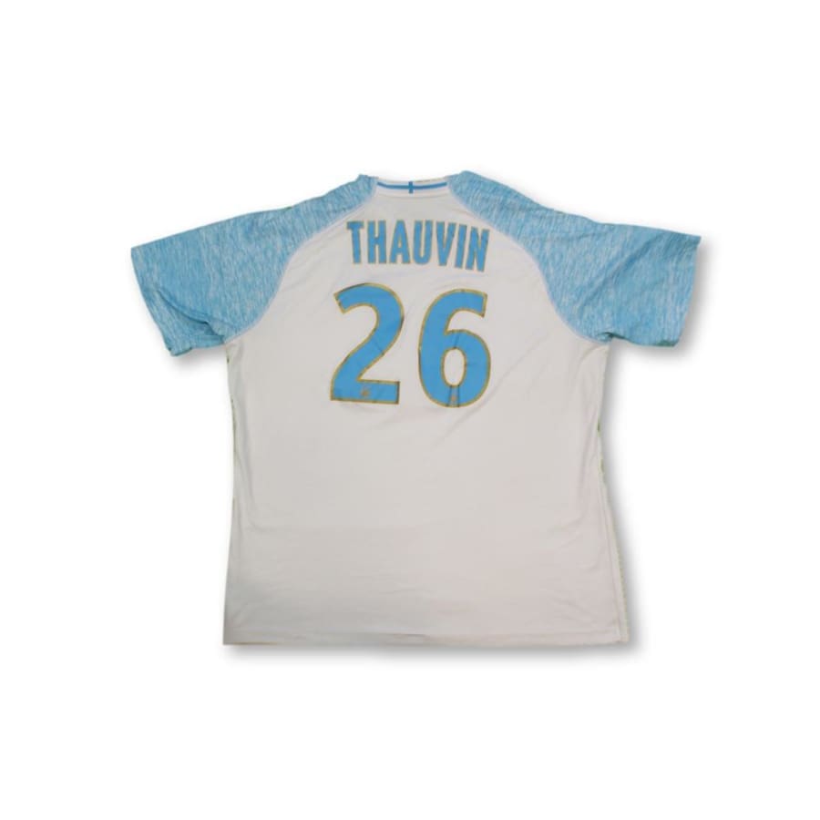 Maillot de foot vintage domicile Olympique de Marseille N°26 THAUVIN 2018-2019 - Puma - Olympique de Marseille