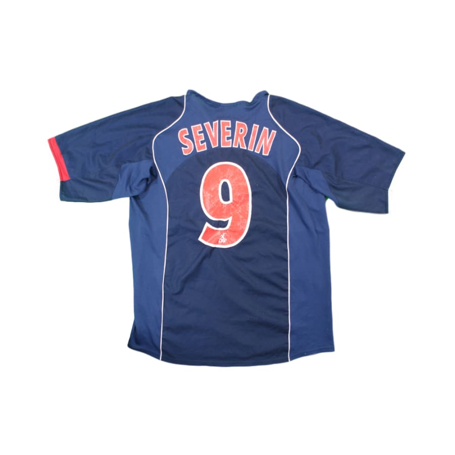 Maillot de foot vintage domicile Paris Saint-Germain N°9 SEVERIN 2004-2005 - Nike - Paris Saint-Germain