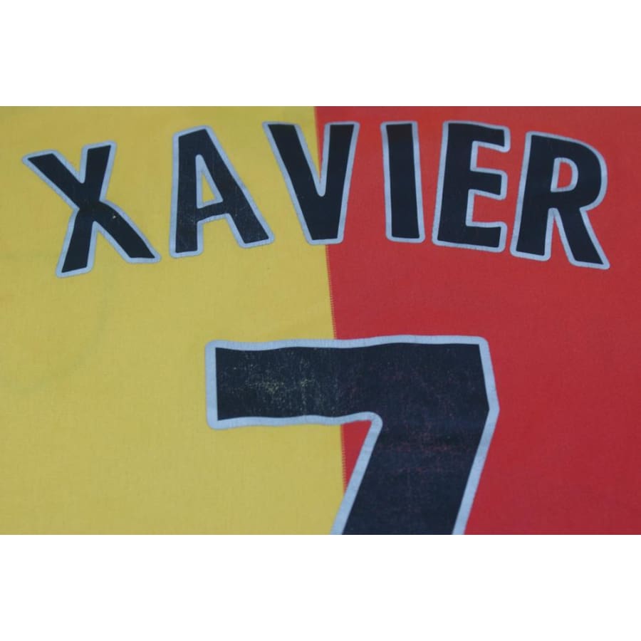 Maillot de foot vintage domicile RC Lens N°7 XAVIER 2003-2004 - Nike - RC Lens