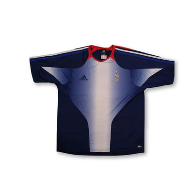 Maillot de foot vintage entraînement Equipe de France années 2000 - Adidas - Equipe de France