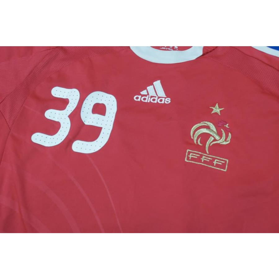 Maillot de foot vintage Equipe de France N°39 ANELKA 2007-2008 - Adidas - Equipe de France