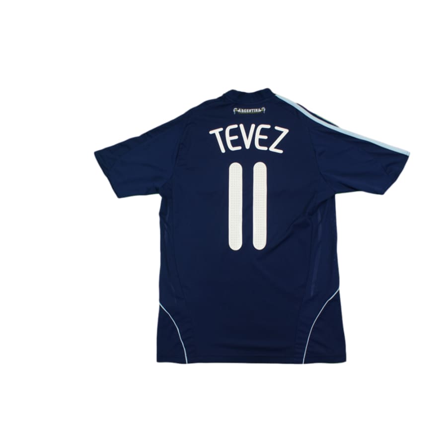 Maillot de foot vintage extérieur équipe d’Argentine N°11 TEVEZ 2007-2008 - Adidas - Argentine