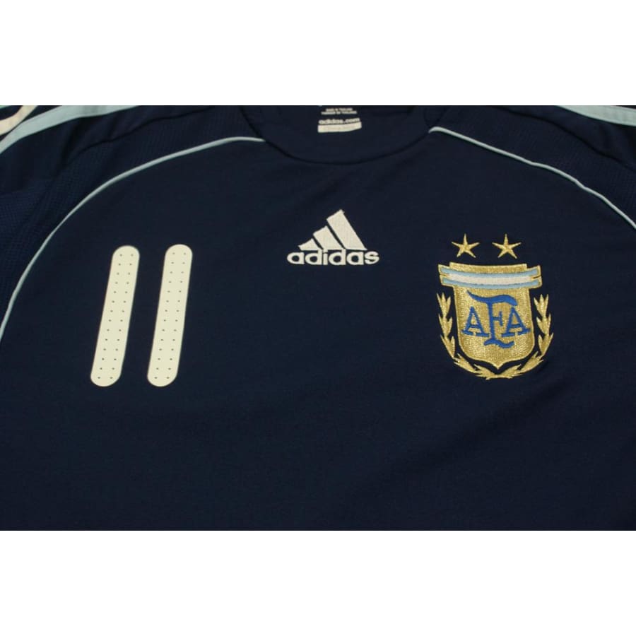 Maillot de foot vintage extérieur équipe d’Argentine N°11 TEVEZ 2007-2008 - Adidas - Argentine