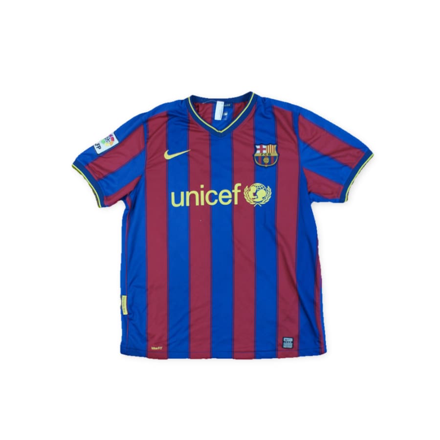 Maillot de foot vintage FC Barcelone N°10 MESSI 2009-2010 - Nike - Barcelone