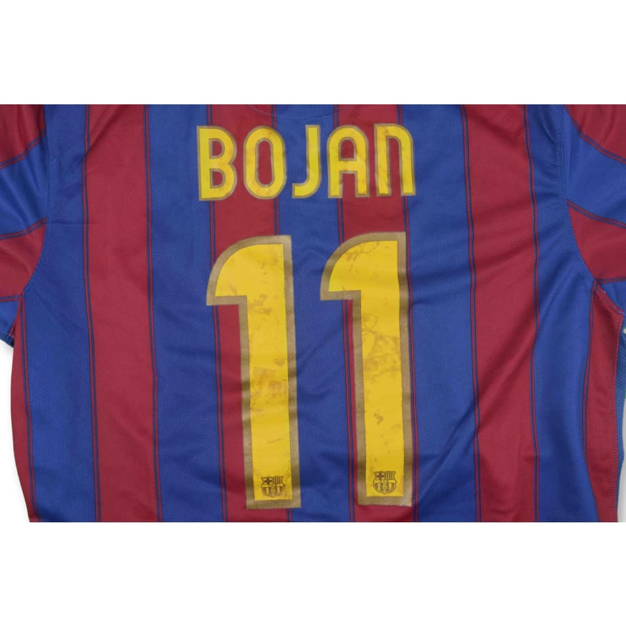 Maillot de foot vintage FC Barcelone N°11 BOJAN 2009-2010 - Nike - Barcelone