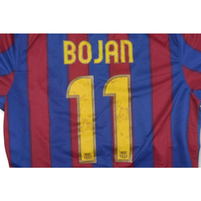 Maillot de foot vintage FC Barcelone N°11 BOJAN 2009-2010 - Nike - Barcelone