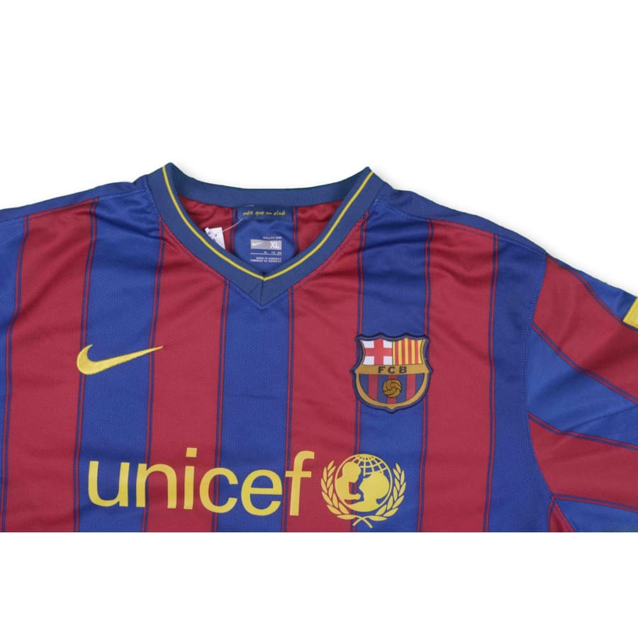 Maillot de foot vintage FC Barcelone N°11 BOJAN 2009-2010 - Nike - Barcelone