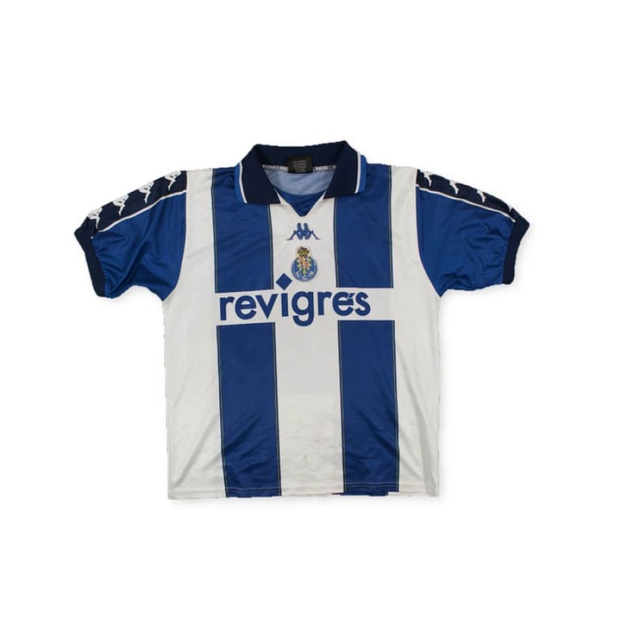 Maillot de foot vintage FC Porto Revigres Telecel n°16 Jardel 1999-2000 - Kappa - FC Porto