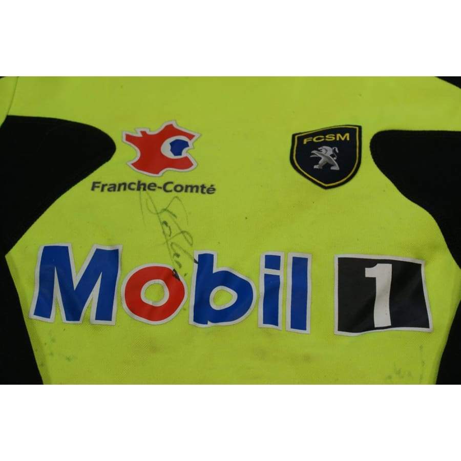 Maillot de foot vintage gardien enfant FC Sochaux-Montbéliard N°16 POUPLIN années 2000 - Lotto - FC Sochaux-Montbéliard