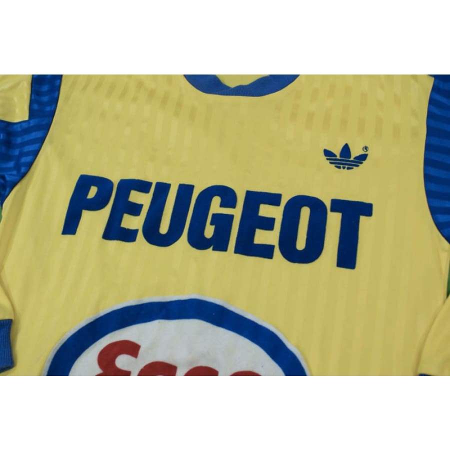 Maillot de foot vintage Sochaux Montbéliard ESSO PEUGEOT 1990-1991 - Adidas - FC Sochaux-Montbéliard