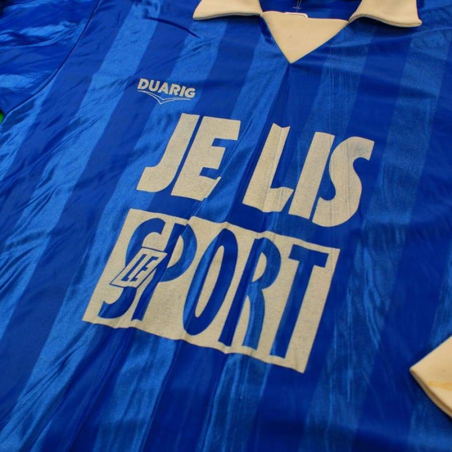 Maillot de football coupe de France 1989 N°10-JE LIS LE SPORT - Duarig - Coupe de France