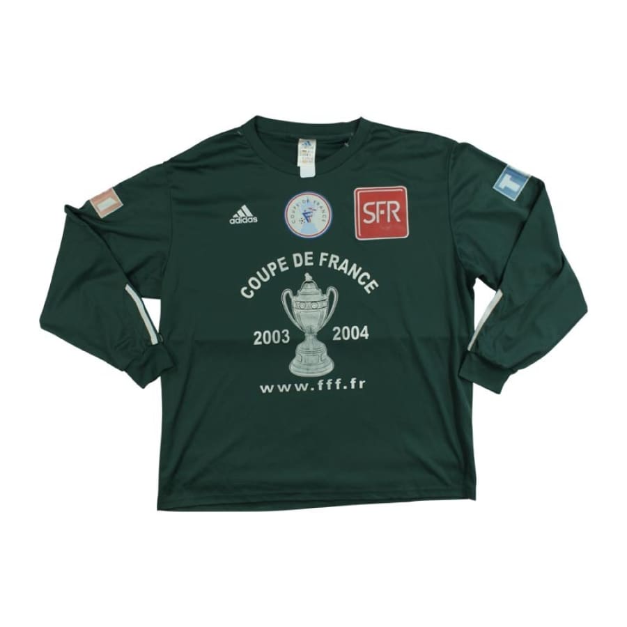 Maillot de football coupe de France 2003-2004 SFR n°9 - Adidas - Coupe de France