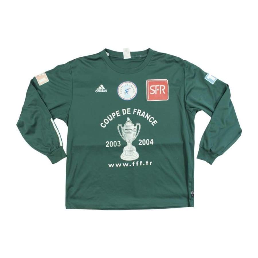 Maillot de football coupe de France 2003-2004 SFR-TF1 n°5 - Adidas - Coupe de France