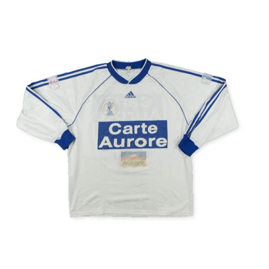 Maillot de football retro Strasbourg Coupe de France N°4 2000-2001 - Adidas - RC Strasbourg Alsace