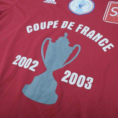 Maillot de football coupe de France n°5 2002-2003 SFR - Adidas - Coupe de France