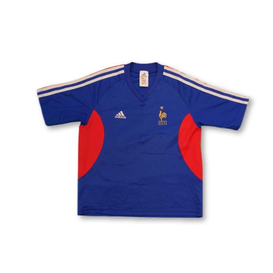 Maillot de football domicile enfant équipe de France 2002-2003 - Adidas - Equipe de France