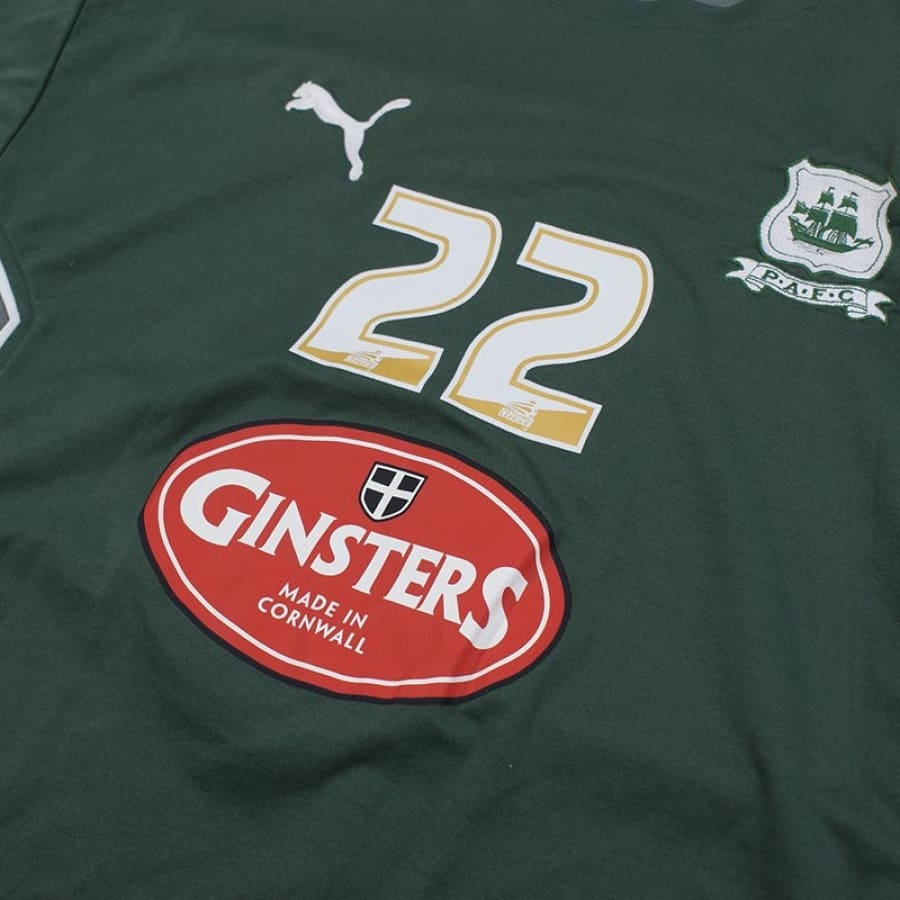 Maillot de football équipe du Plymouth Argyle Football Club n°22 - Puma - Plymouth Argyle Football Club