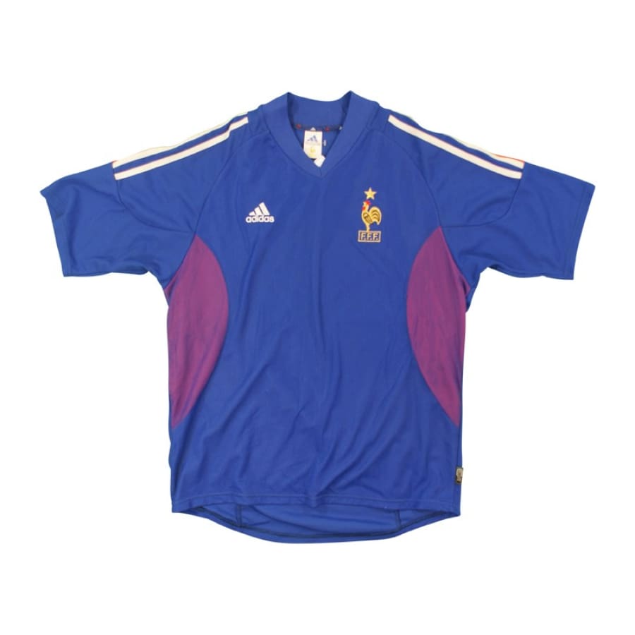 Maillot de football équipe de France 2002-2003 Edition spécial dédicace - Adidas - Equipe de France