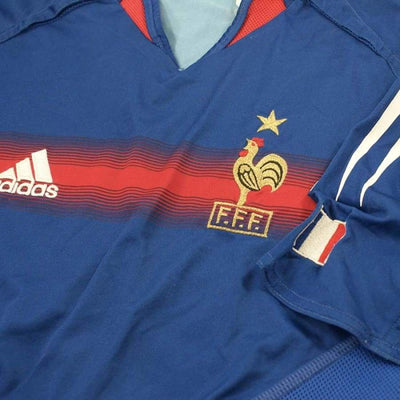 Maillot de football équipe de France 2004-2005 n°10 ZIDANE - Adidas - Equipe de France