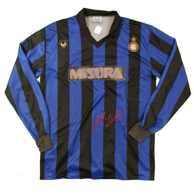 Maillot de football équipe de lInter Milan 1989-1990 n°10 - Uhlsport - Inter Milan