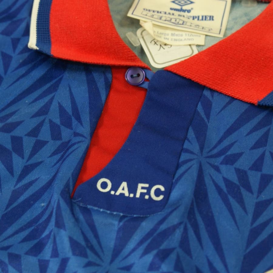 Maillot de football équipe de Oldham Athletic AFC 1991-1993 - Umbro - Oldham Athletic AFC