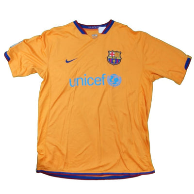 Maillot de football FC Barcelone 2006-2007 extérieur N°8 - Nike - Barcelone