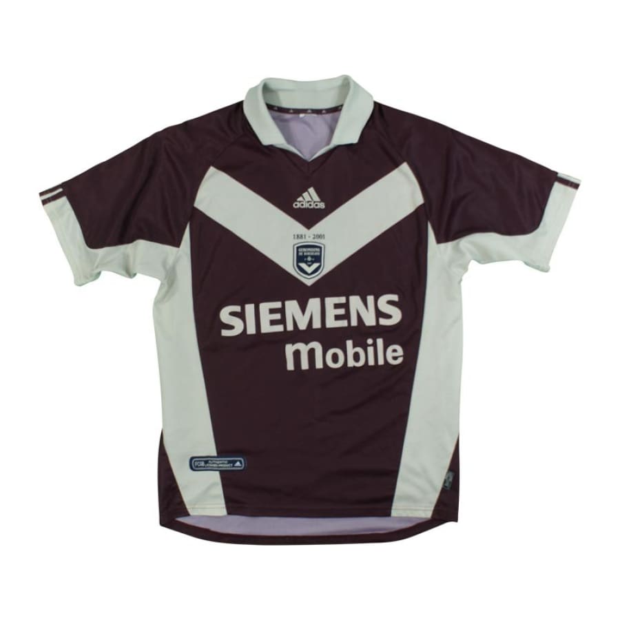 Maillot de football Girondin de Bordeaux 2001-2002 - Adidas - Girondins de Bordeaux