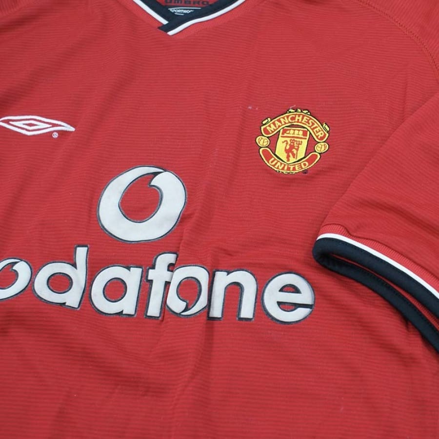 Maillot de football Manchester United 2001-2002 N°8 - Umbro - Manchester United