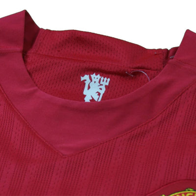 Maillot de football Manchester United n°4 Sully 2007-2008 - Nike - Manchester United