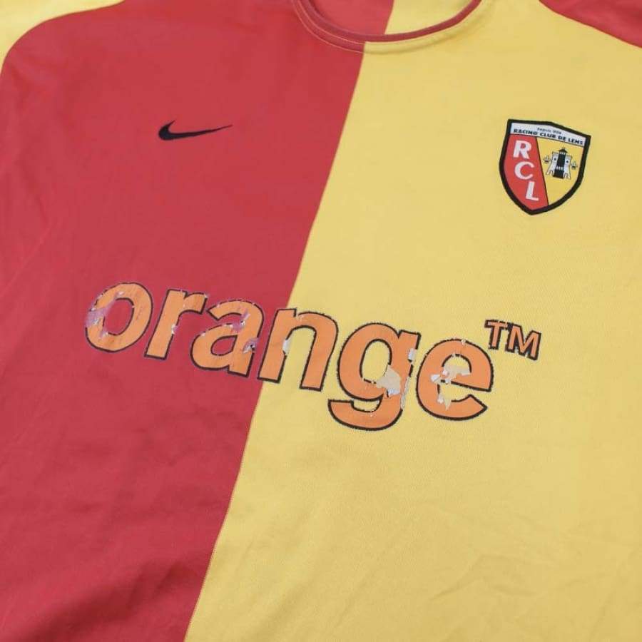 Maillot de football RC Lens 2003-2004 N°10 Moreira - Nike - RC Lens