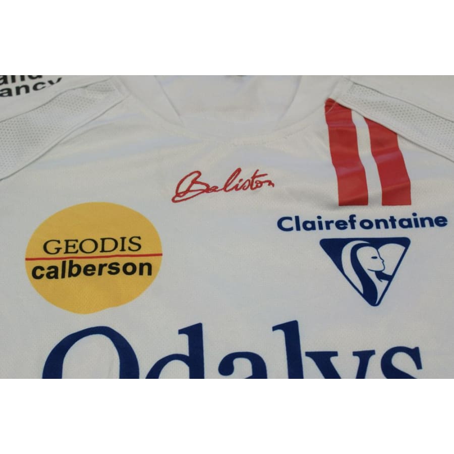 Maillot de football retro AS Nancy-Lorraine N°10 DIA 2009-2010 - Baliston - AS Nancy Lorraine