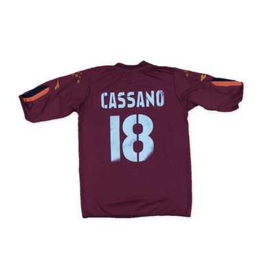 Maillot de football retro AS Rome N°18 CASSANO 2004-2005 - Diadora - AS Rome