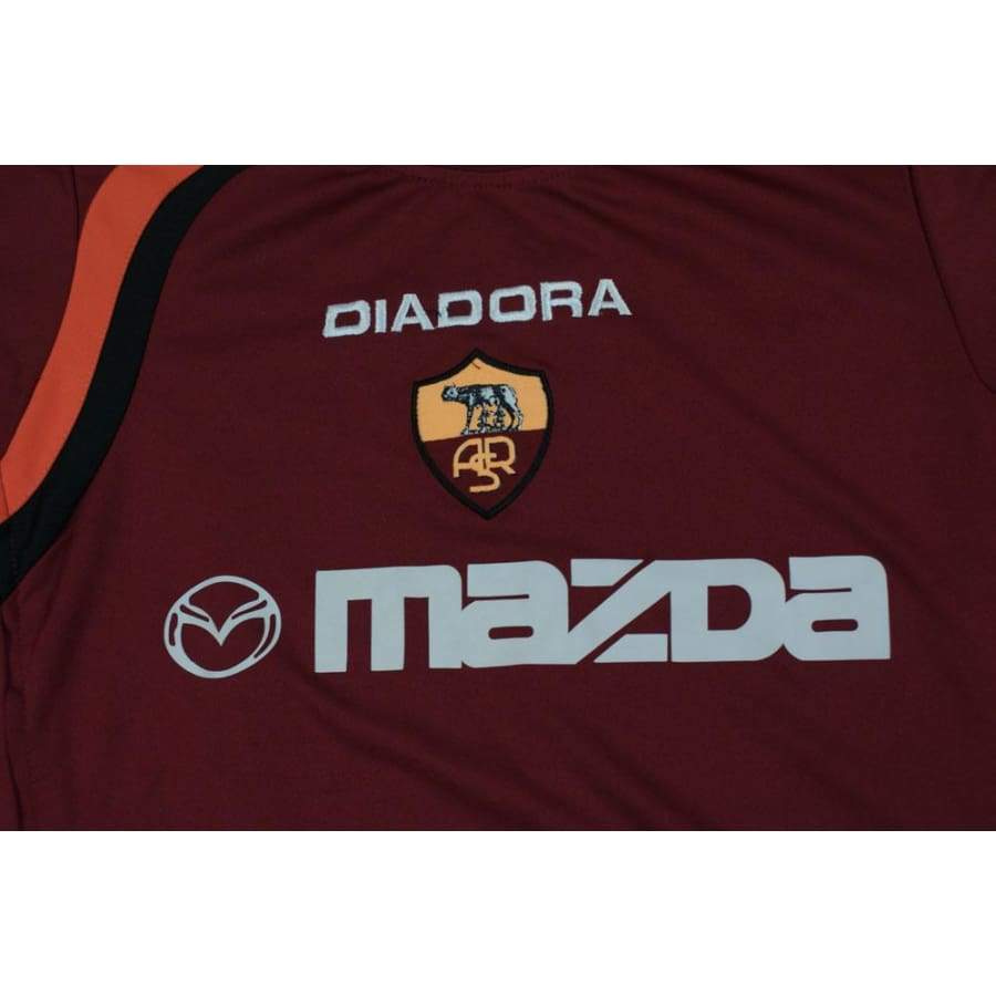 Maillot de football retro AS Rome N°18 CASSANO 2004-2005 - Diadora - AS Rome