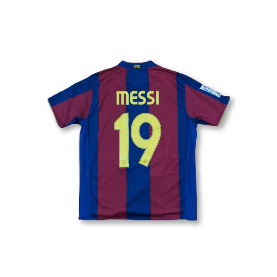 Maillot de football retro Barcelone N°19 MESSI 2007-2008 - Nike - Barcelone