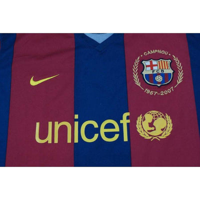 Maillot de football retro Barcelone N°19 MESSI 2007-2008 - Nike - Barcelone