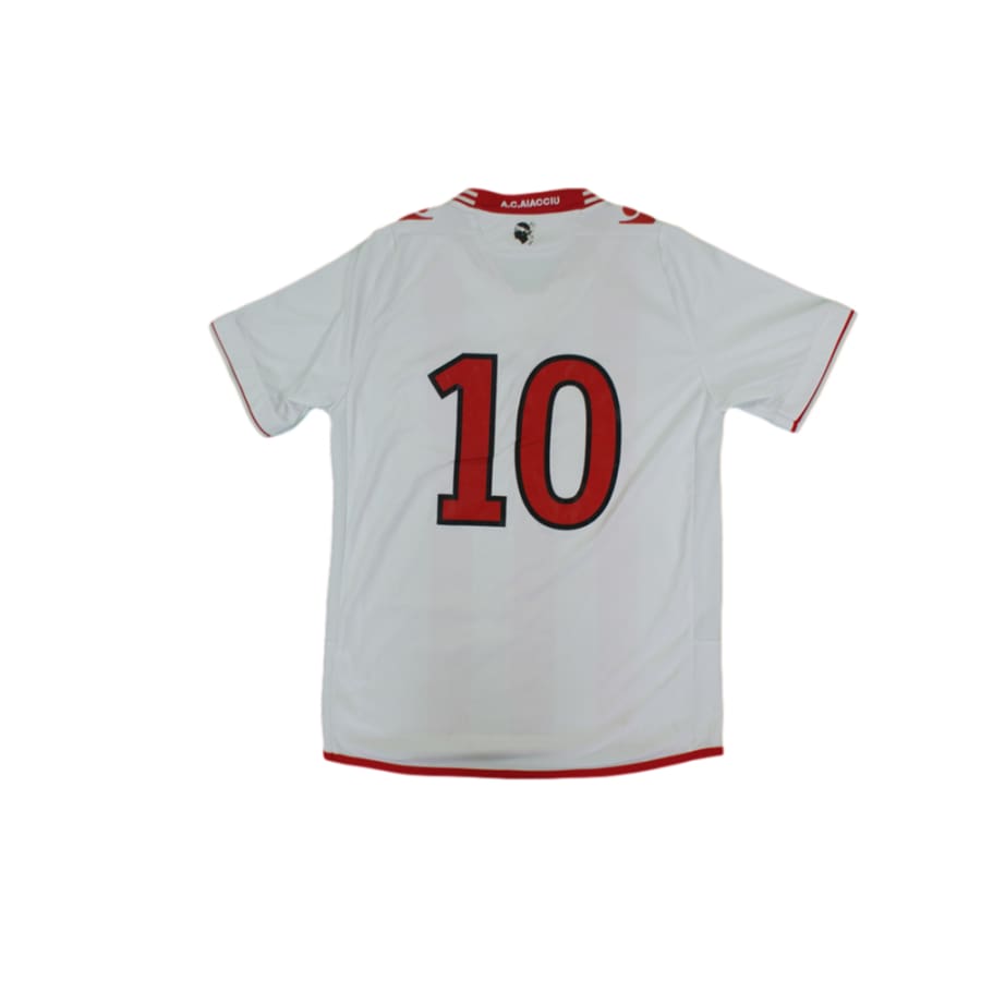 Maillot de football rétro domicile AC Ajaccio N°10 2013-2014 - Macron - AC Ajaccio