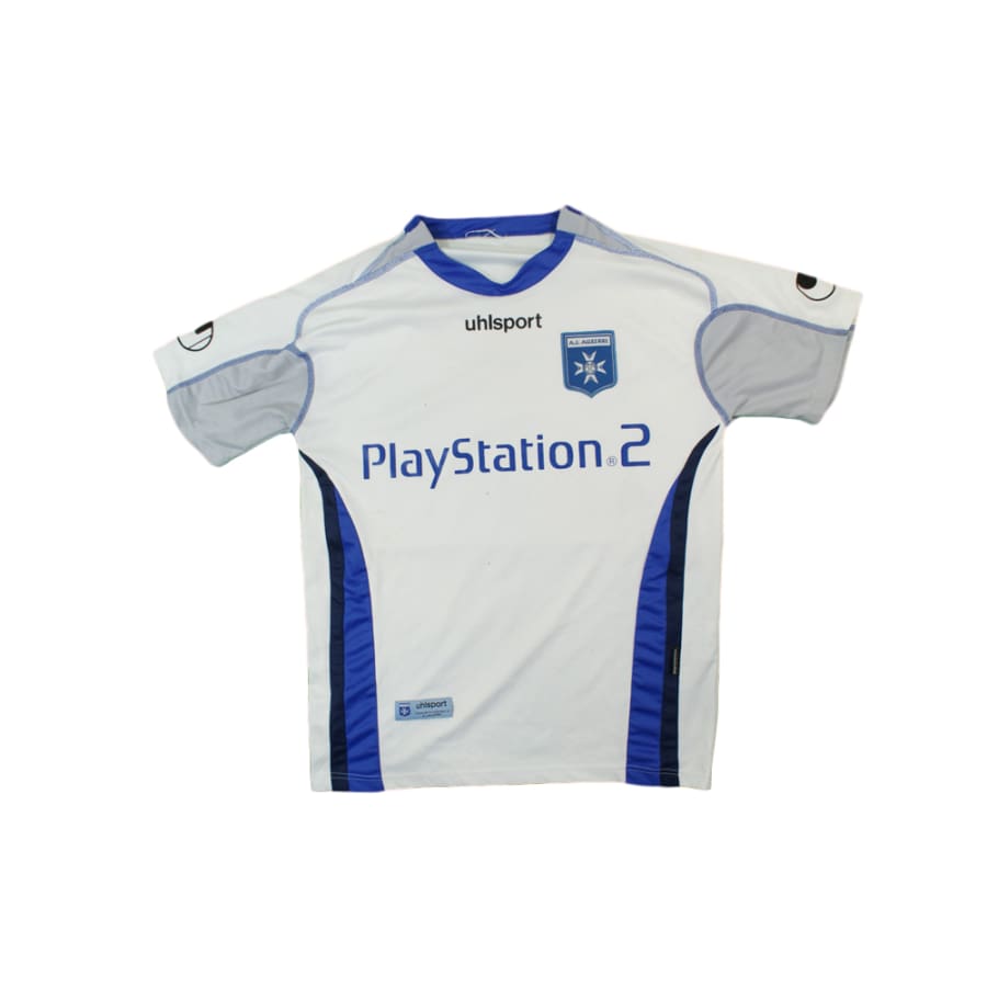 Maillot de football rétro domicile AJ Auxerre 2004-2005 - Uhlsport - AJ Auxerre