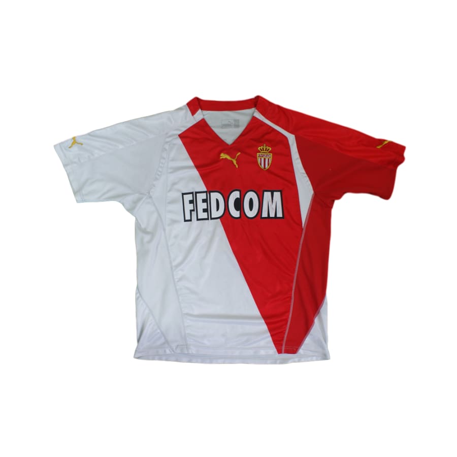 Maillot de football rétro domicile AS Monaco N°10 CHEVANTON 2004-2005 - Puma - AS Monaco