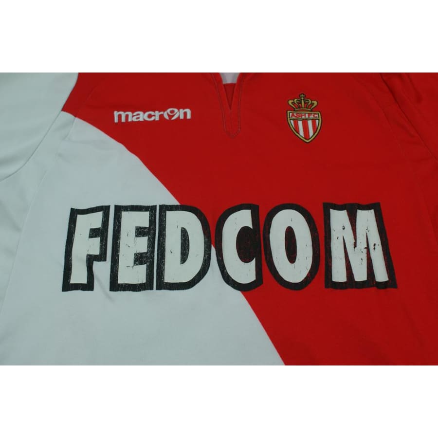 Maillot de football rétro domicile AS Monaco N°10 JAMES 2013-2014 - Macron - AS Monaco