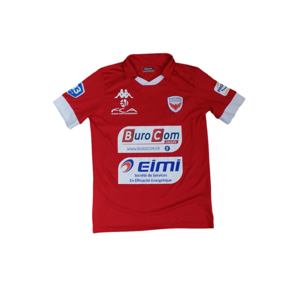 Maillot de football rétro domicile Besançon Racing N°9 années 2010 - Kappa - Autres championnats