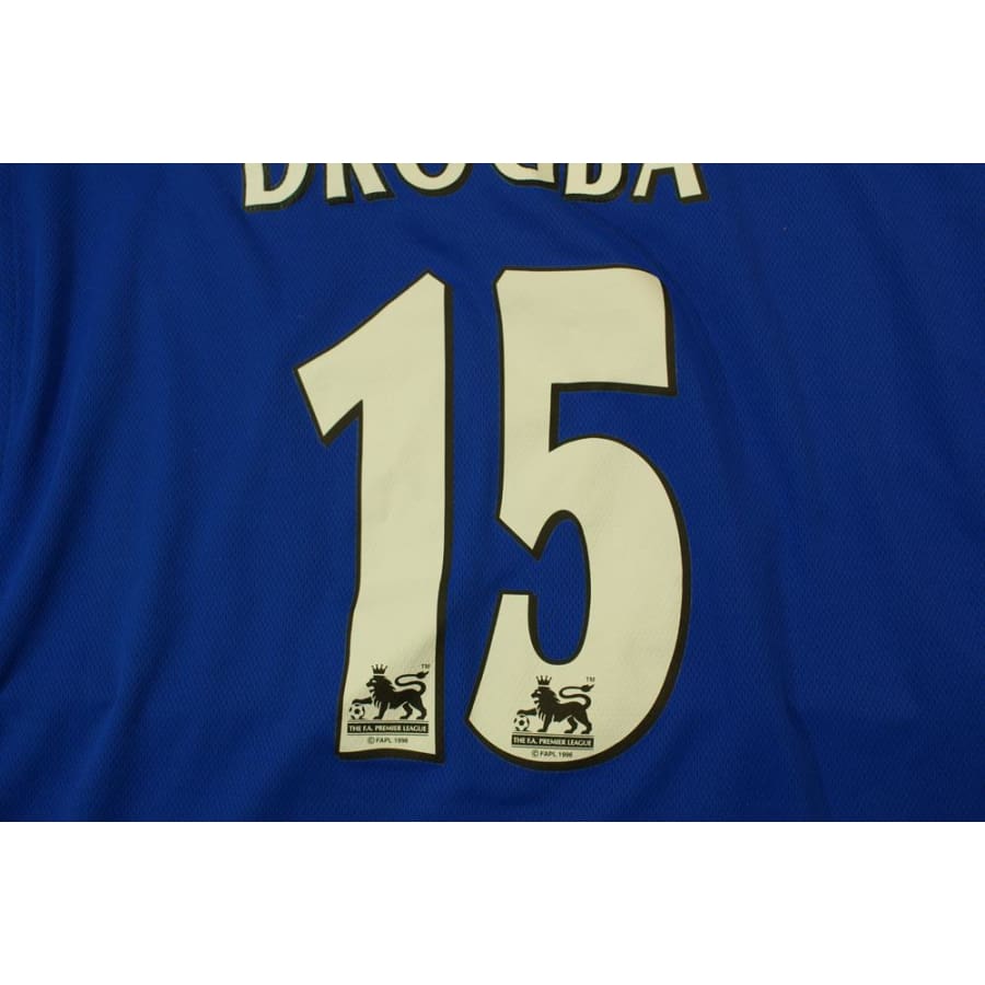 Maillot de football rétro domicile Chelsea FC N°15 DROGBA 2004-2005 - Umbro - Chelsea FC