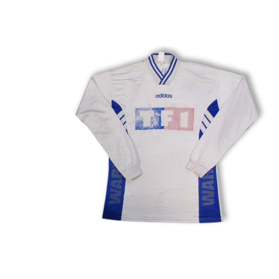 Maillot de football rétro domicile Coupe de France TF1 N°10 années 1980 - Adidas - Coupe de France