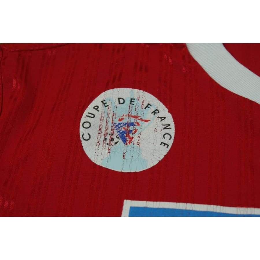 Maillot de football rétro domicile Coupe de France TF1 N°7 années 1990 - Adidas - Coupe de France