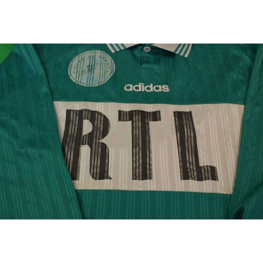 Maillot de football rétro domicile Coupe de FranceRTL N°13 années 1990 - Adidas - Coupe de France