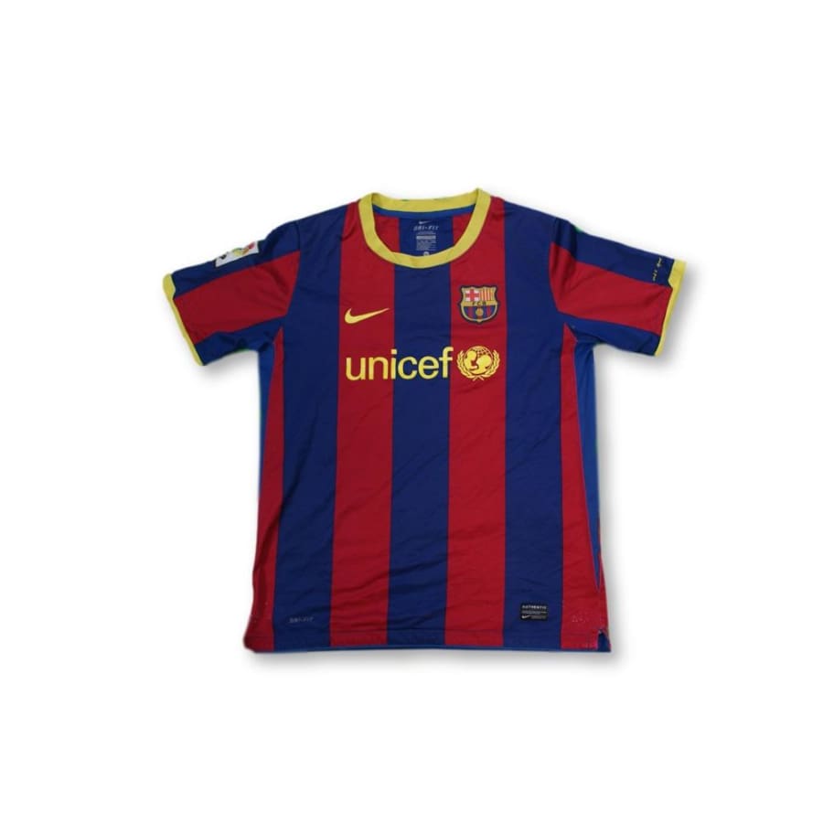 Maillot de football rétro domicile enfant FC Barcelone 2010-2011 - Nike - Barcelone