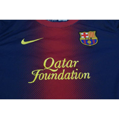 Maillot de football rétro domicile enfant FC Barcelone 2012-2013 - Nike - Barcelone